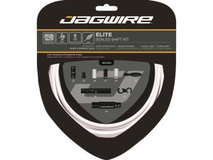 Jagwire Elite Sealed Gearkabelsæt med STS-EL - 2 stk - Hvid