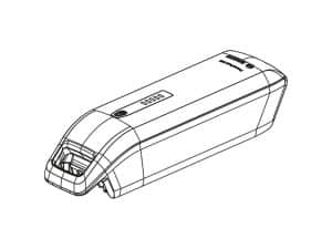 Bosch Smart System - Batteri til stelrør - Powerpack 545 Wh frame battery