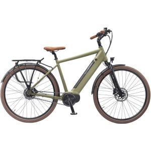 Mustang Trekking Electric 28" elcykel med 7 gear - Olive green