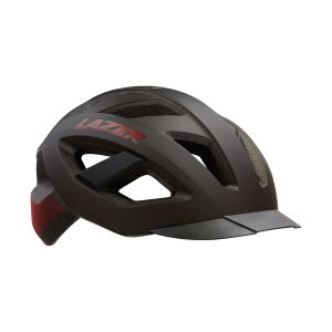 Lazer Hjelm Cameleon mat sort rød - L 58-61cm